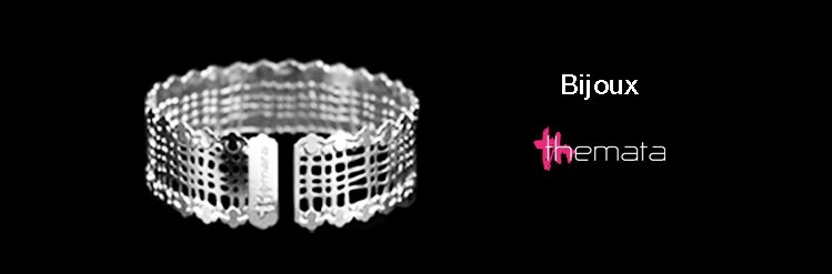 Bijoux Manchette Ruban Silver brillant - Accessoires Themata Bijoux Manchette Ruban Silver brillant - Accessoires Themata