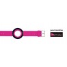 Bracelet pour montres Themata, O'plus couleur Pink Rose - Noir