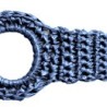 Bracelet interchangeable pour montres Themata, Raphia 1 couleur Bleu Denim